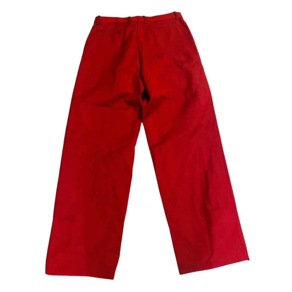 8 BY YOOX Italian Red Trousers - Picture 2 of 5